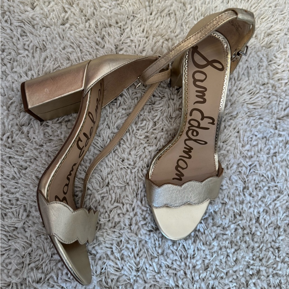 Sam Edelman Gold Heels